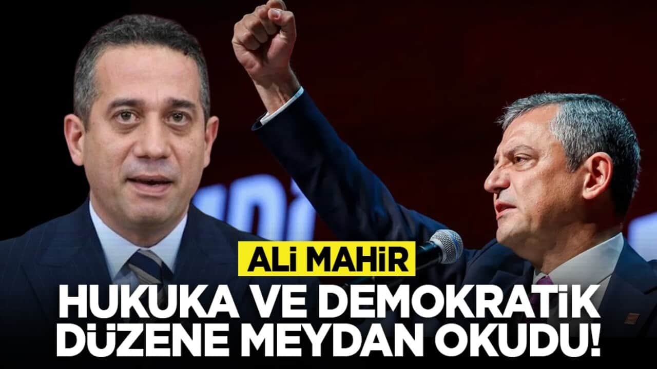Ali Mahir hukuka ve demokratik düzene meydan okudu!