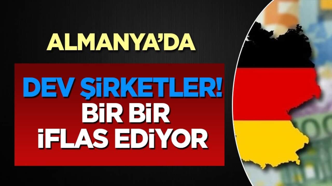 Almanya'da dev firmalar iflasın eşiğinde, hükümetin koruması altına girdi.