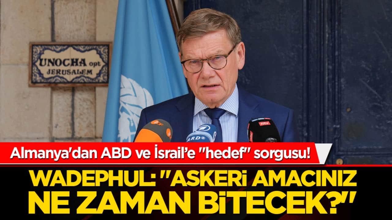 Almanya'dan ABD ve İsrail’e "hedef" sorgusu! Wadephul: "Askeri amacınız ne zaman bitecek?"