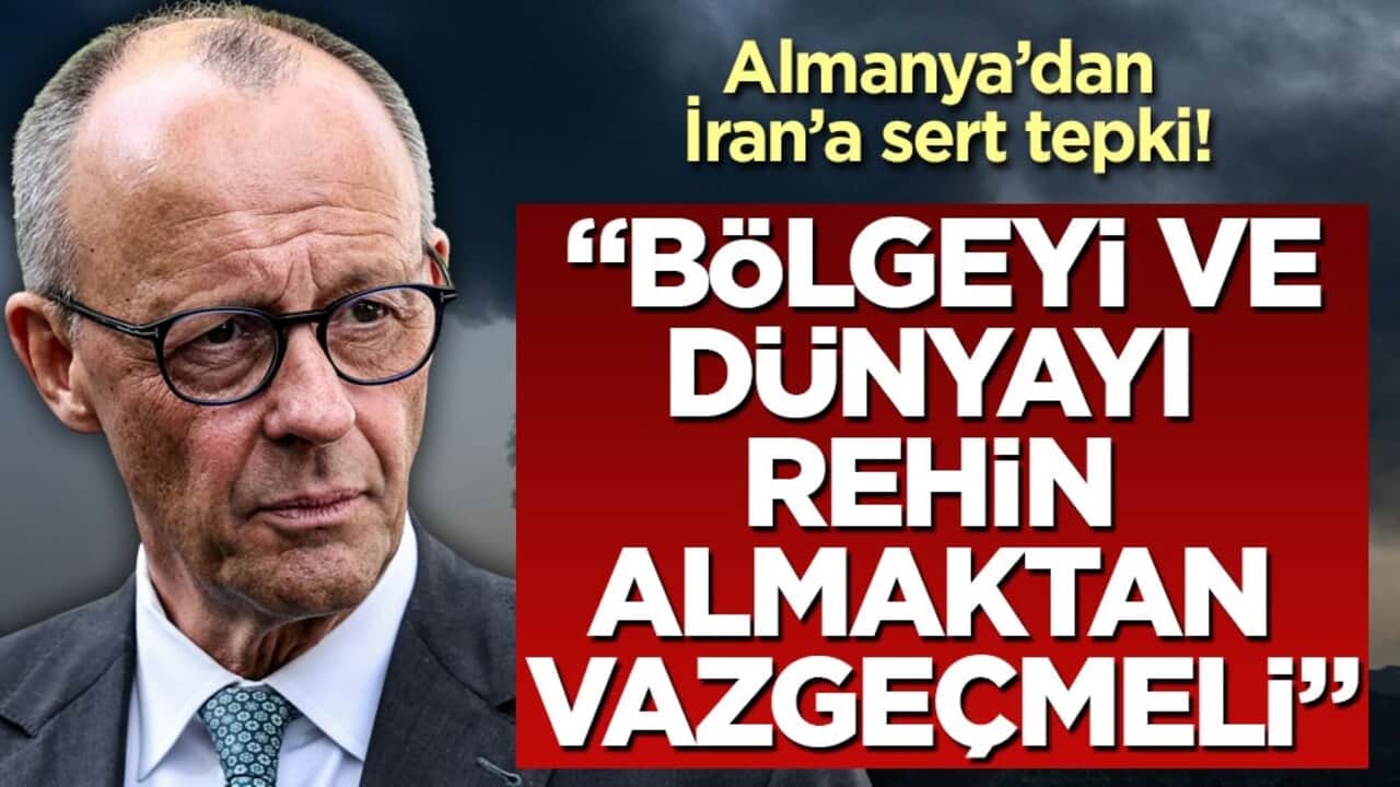 Almanya’dan İran’a sert tepki! "Bölgeyi ve dünyayı rehin almaktan vazgeçmeli"