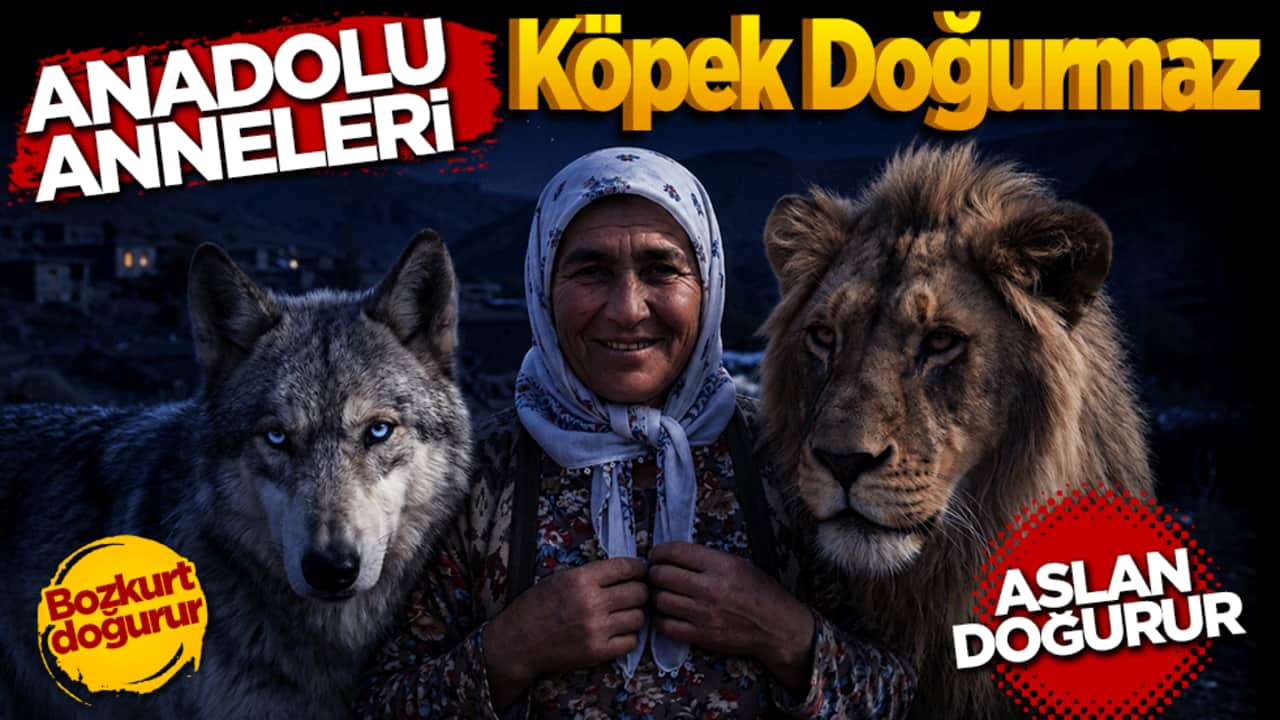 Anadolu anneleri ‘köpek’ doğurmaz! Aslan doğurur Bozkurt doğurur