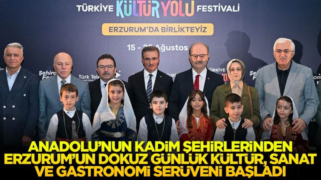 Anadolu’nun kadim şehirlerinden Erzurum’un dokuz günlük kültür, sanat ve gastronomi serüveni başladı