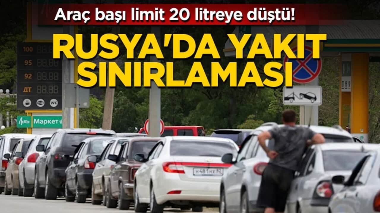 Araç başı limit 20 litreye düştü! Rusya'da yakıt sınırlaması uygulanıyor
