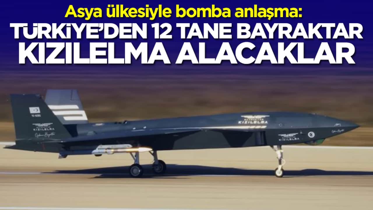 Asya ülkesiyle bomba anlaşma: Türkiye'den 12 tane Bayraktar Kızılelma alacaklar