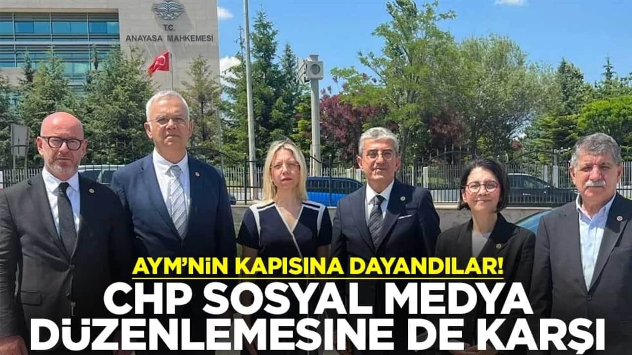 AYM’nin kapısına dayandılar! CHP sosyal medya düzenlemesine de karşı
