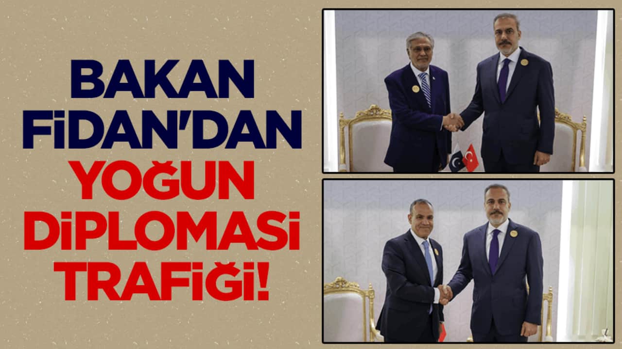 Bakan Fidan'dan yoğun diplomasi trafiği!