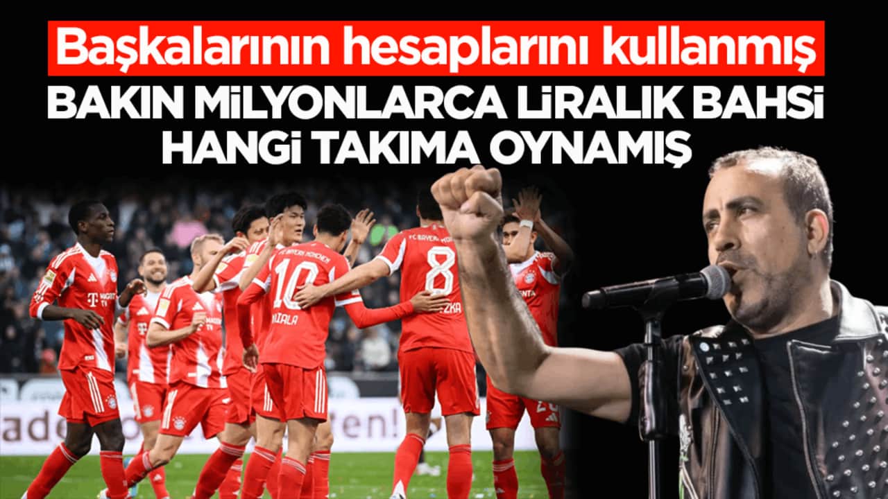 Başkalarının hesaplarını kullanmış! Bakın milyonlarca liralık bahsi hangi takıma oynamış