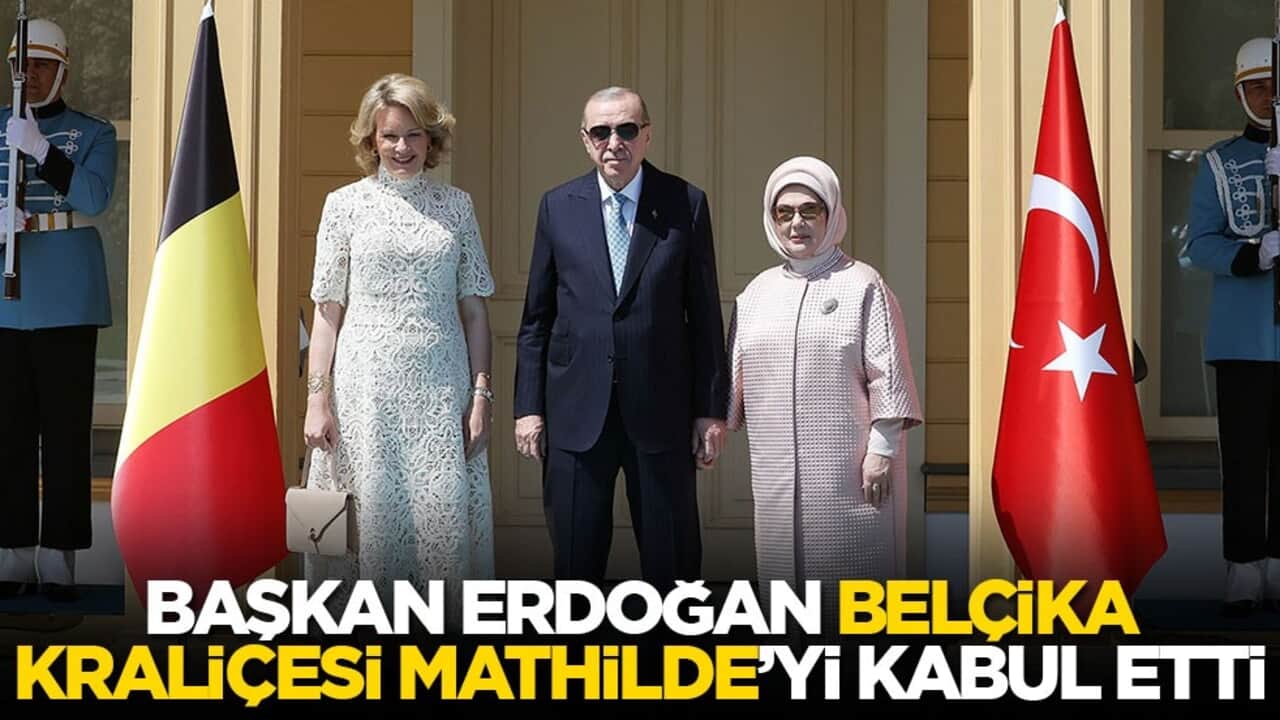 Başkan Erdoğan Belçika Kraliçesi Mathilde’yi kabul etti
