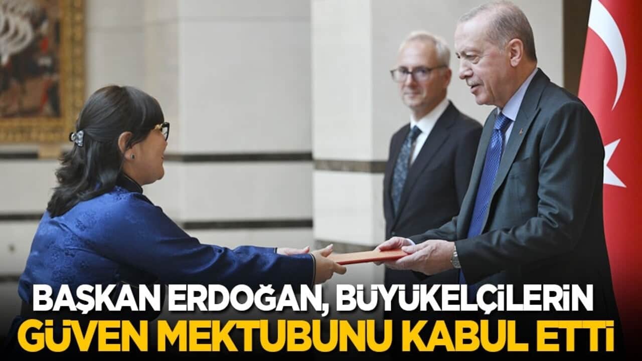 Başkan Erdoğan, büyükelçilerin güven mektuplarını kabul etti