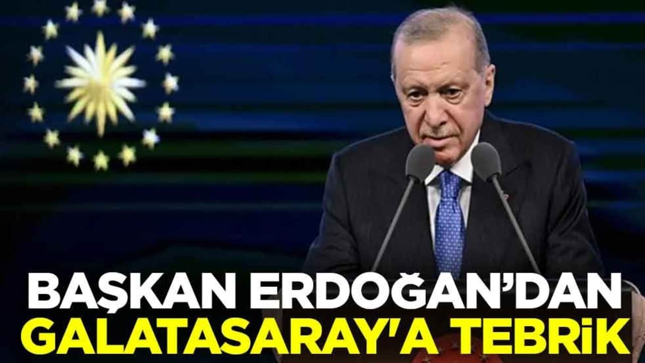 Başkan Erdoğan Galatasaray'ı tebrik etti