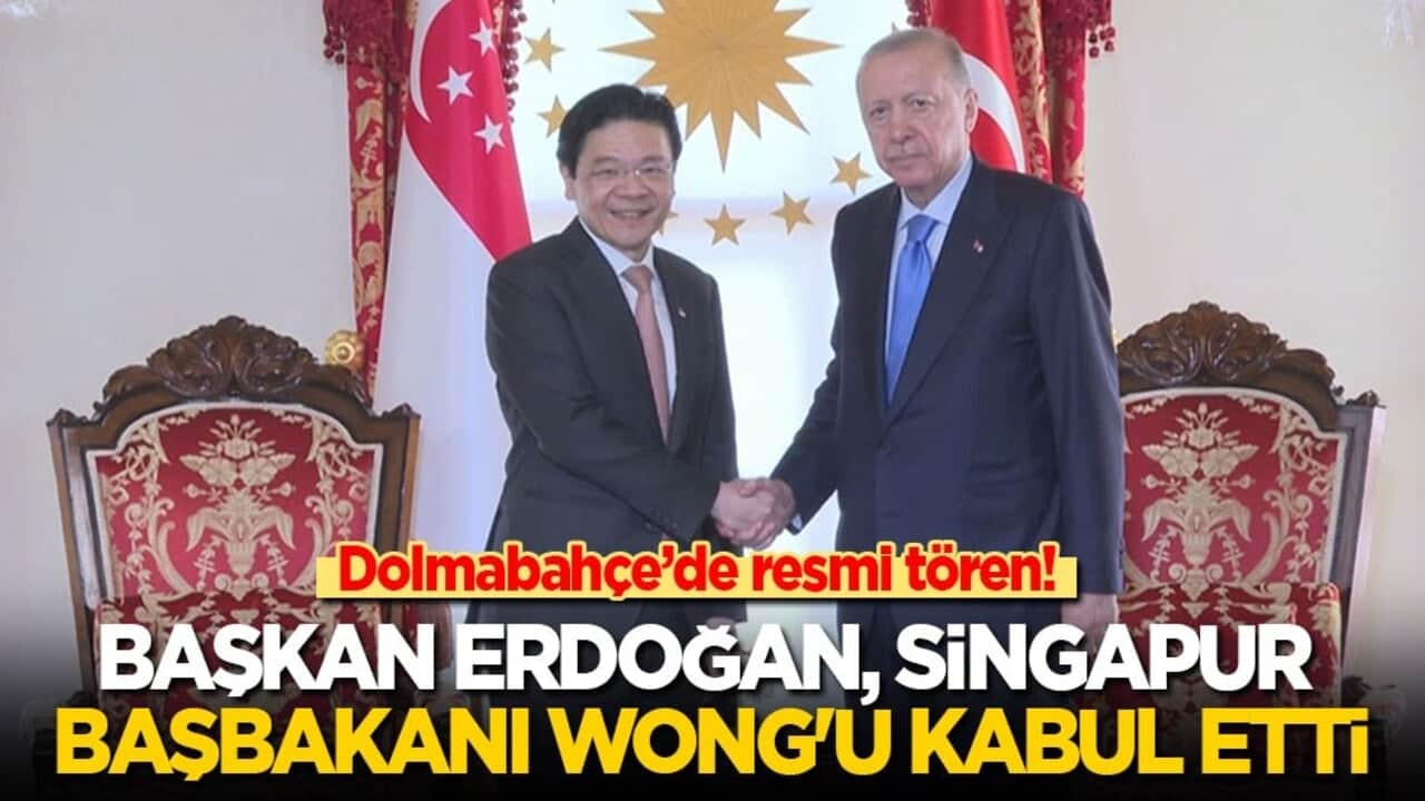 Başkan Erdoğan, Singapur Başbakanı Wong'u kabul etti