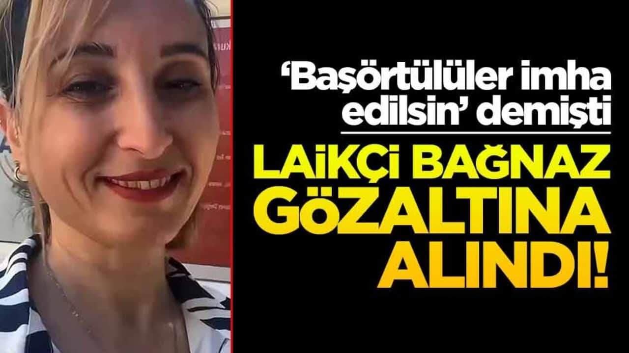 "Başörtülüler imha edilsin" demişti... Seküler bağnaz gözaltına alındı!