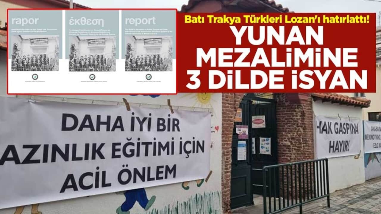 Batı Trakya Türkleri Lozan'ı hatırlattı! Yunan mezalimine 3 dilde isyan