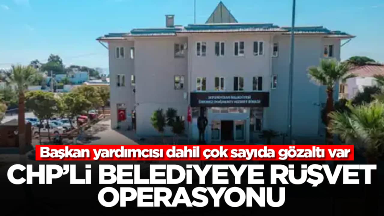Bir belediyeye daha operasyon: Çok sayıda gözaltı var