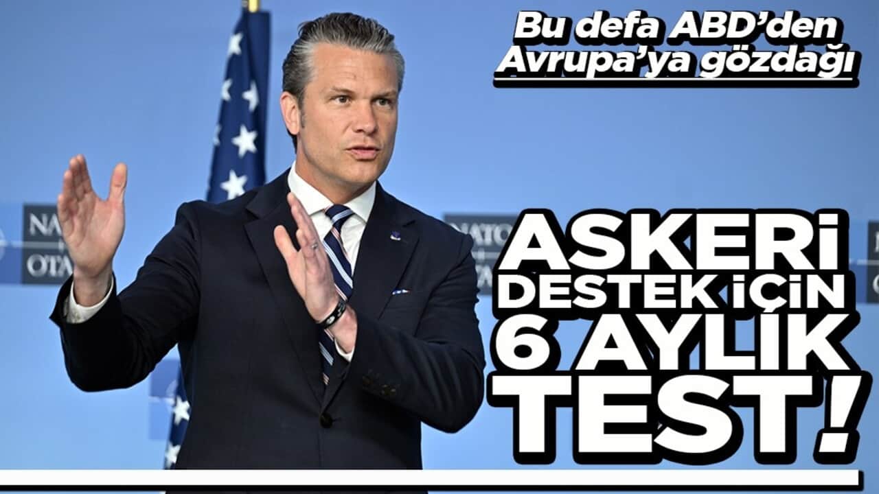 Bu defa ABD’den Avrupa’ya gözdağı Askeri destek için 6 aylık test
