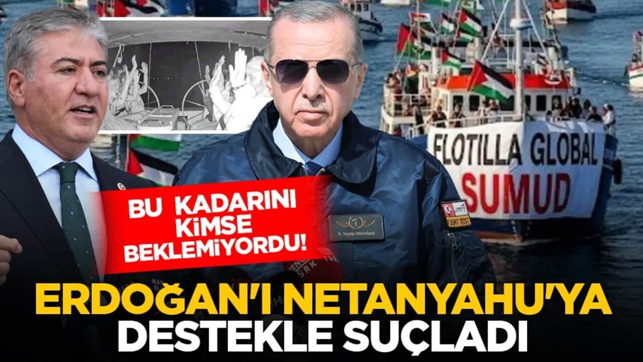 Bu kadarını kimse beklemiyordu! Erdoğan'ı Netanyahu'ya destekle suçladı