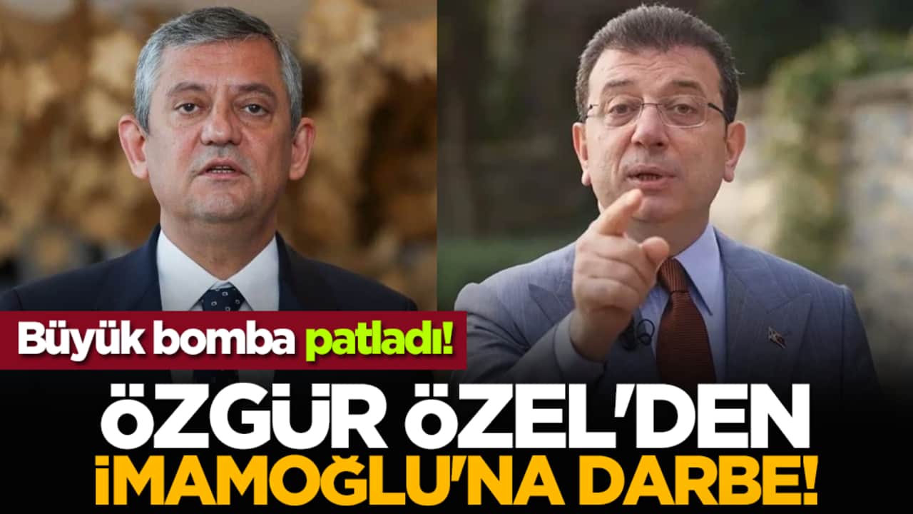 Büyük bomba patladı! Özgür Özel'den Ekrem İmamoğlu'na darbe!