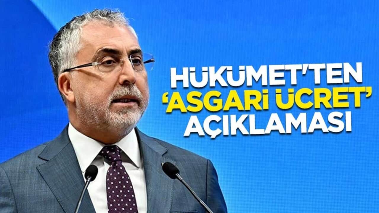 Çalışma ve Sosyal Güvenlik Bakanı Vedat Işıkhan'dan "asgari ücret" açıklaması