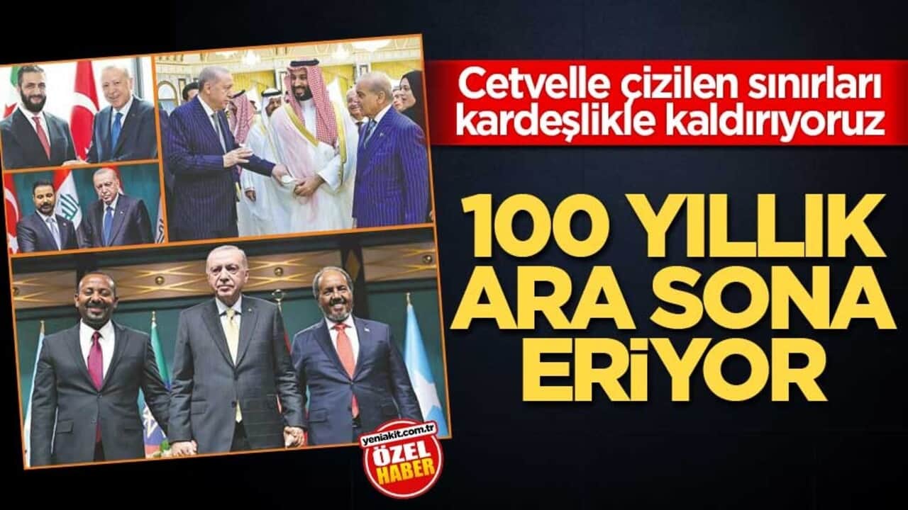 Cetvelle çizilen sınırları, kardeşlikle kaldırıyoruz! 100 yıllık ara sona eriyor