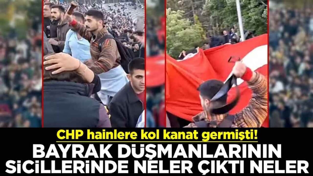 CHP hainlere kol kanat germişti! Bayrak düşmanlarının sicillerinde neler çıktı neler