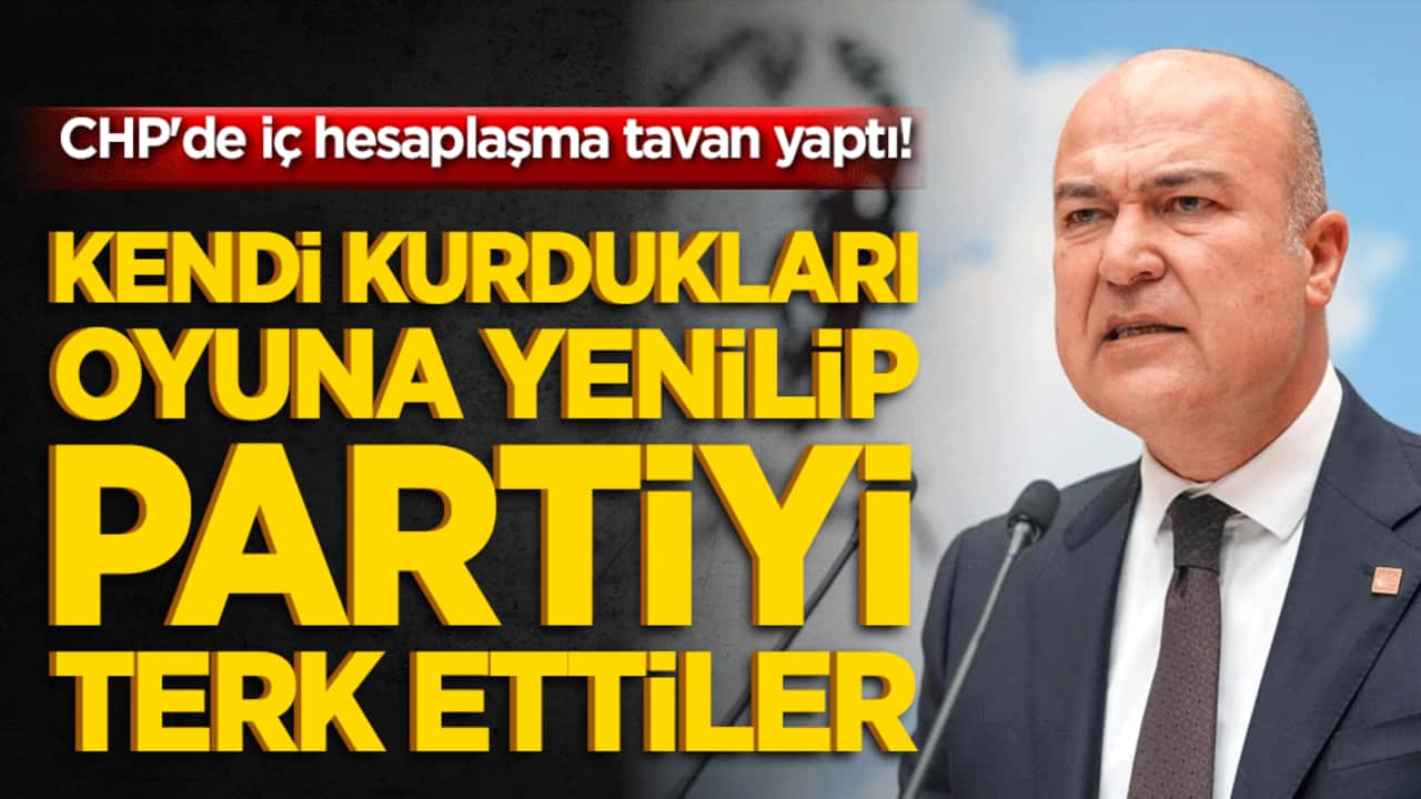 CHP'de iç hesaplaşma tavan yaptı! Kendi kurdukları oyuna yenilip partiyi terk ettiler!