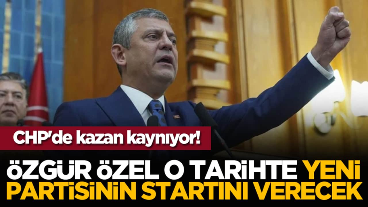 CHP'de kazan kaynıyor! Özgür Özel o tarihte yeni partisinin startını verecek