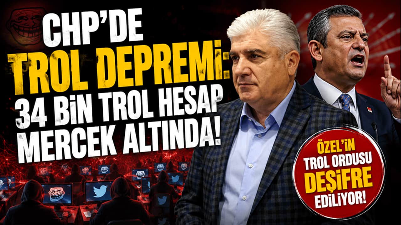 CHP’de trol depremi: 34 bin trol hesap mercek altında