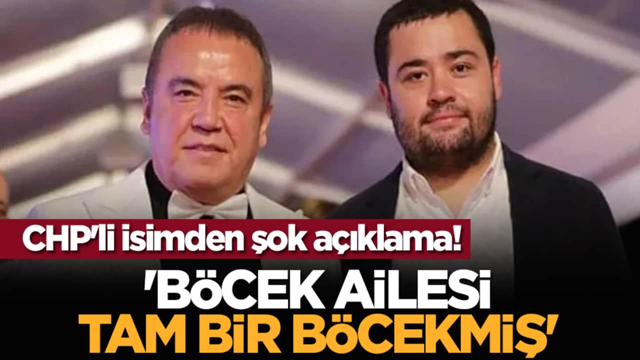 CHP'li isimden şok açıklama! 'Böcek ailesi tam bir böcekmiş'
