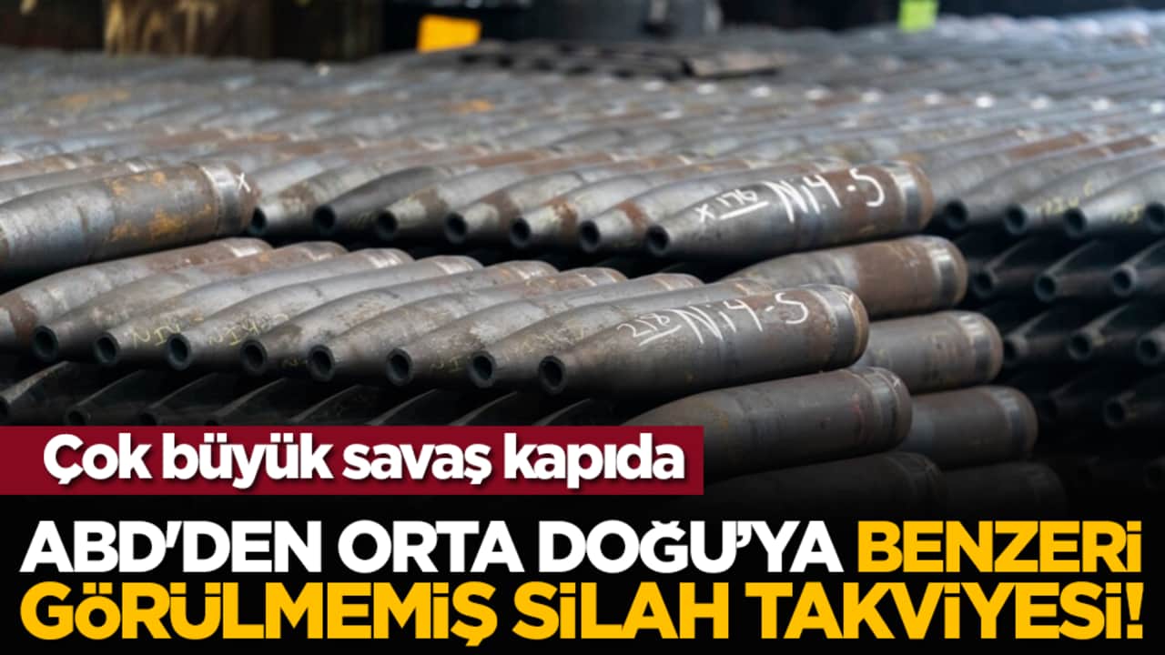 Çok büyük savaş kapıda: ABD'den Orta Doğu’ya benzeri görülmemiş silah takviyesi!