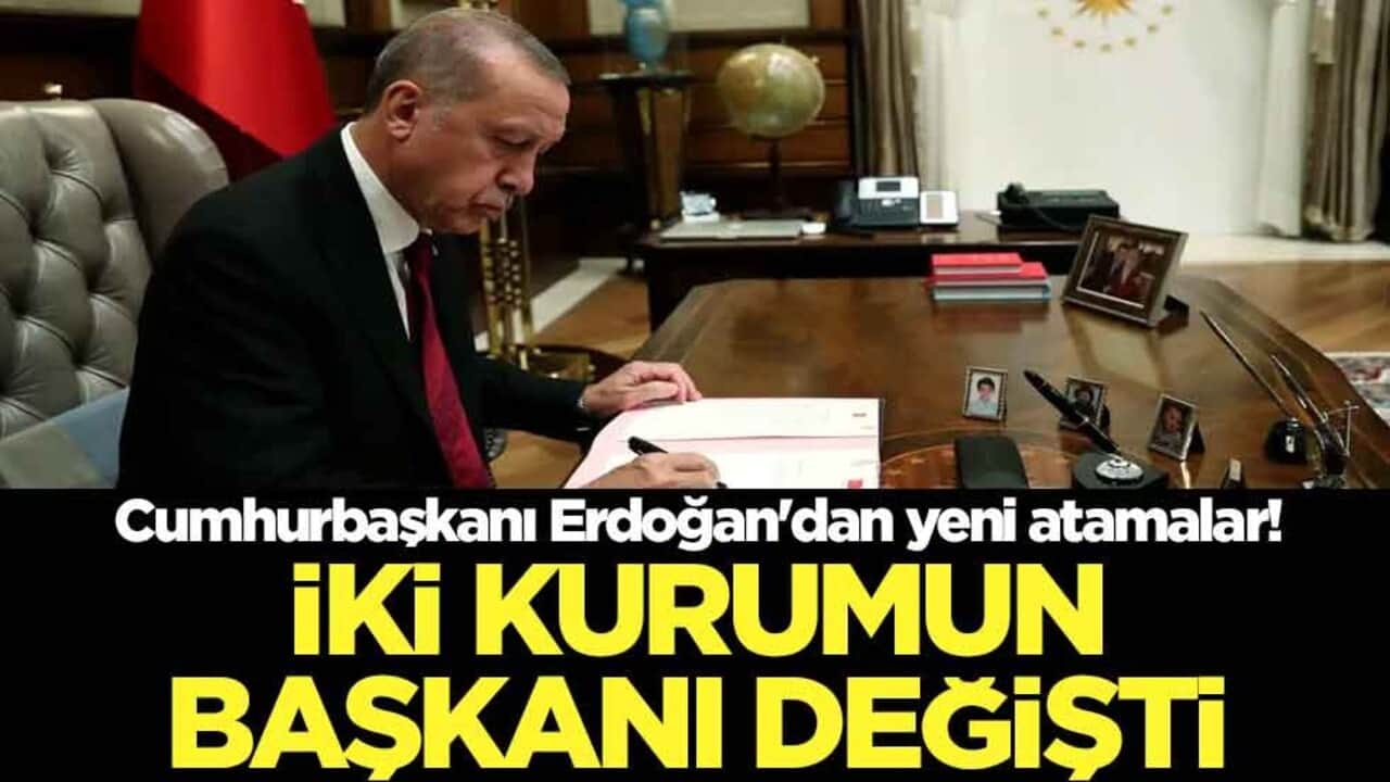 Cumhurbaşkanı Erdoğan'dan yeni atamalar! SPK ve TUİK başkanı değişti