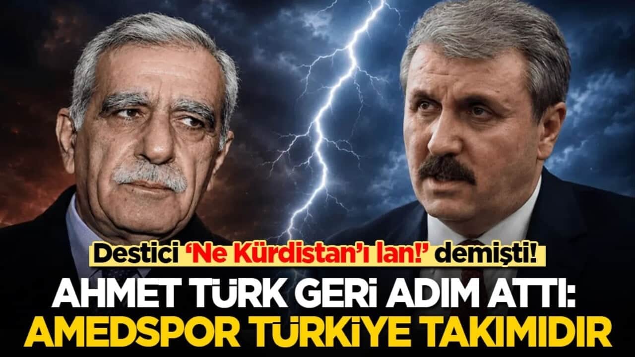 Destici ‘Ne Kürdistan’ı lan!’ demişti! Ahmet Türk geri adım attı: Amedspor bir Türkiye takımıdır!