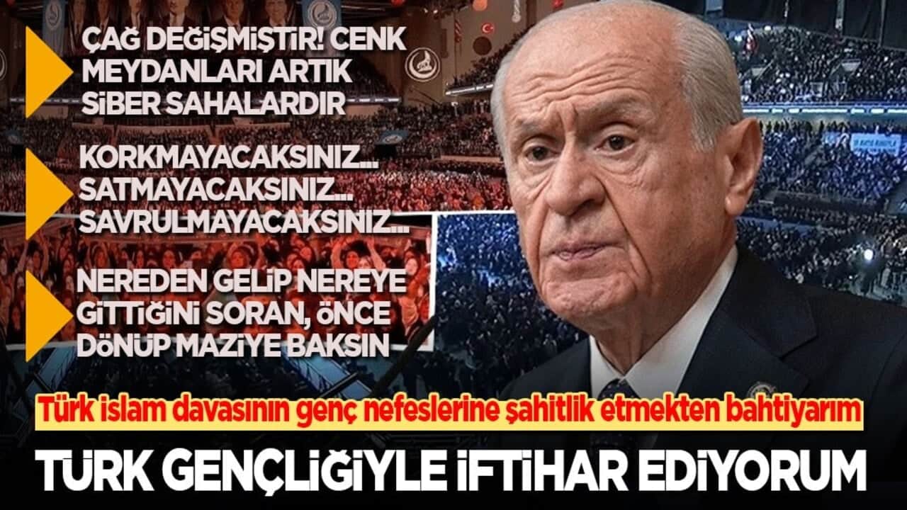 Devlet Bahçeli: Ülkücü Türk gençliği var olduğu sürece bu millet çaresiz değildir!