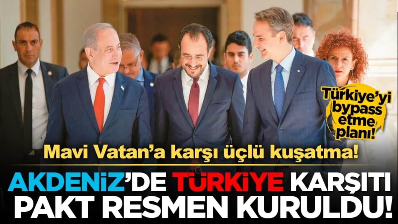 Doğu Akdeniz’de üçlü savunma hattı: İsrail, Yunanistan ve GKRY’den stratejik ittifak