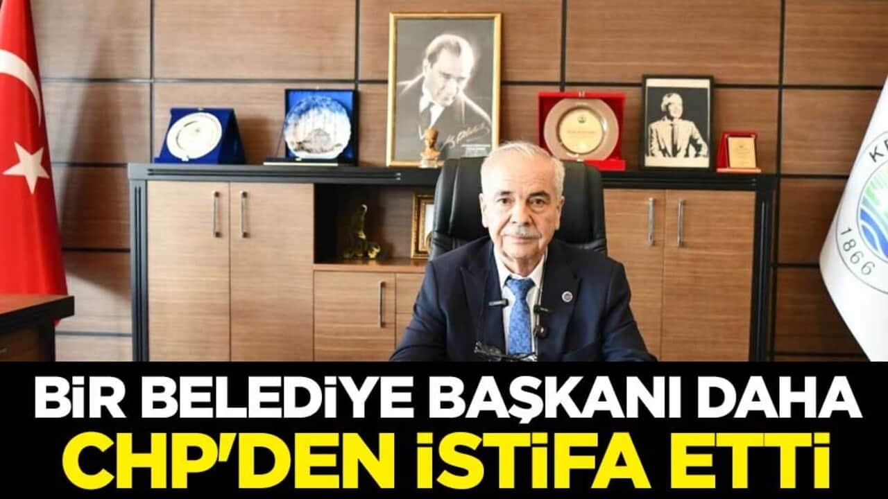 Edirne Keşan Belediye Başkanı Mehmet Özcan CHP'den istifa etti