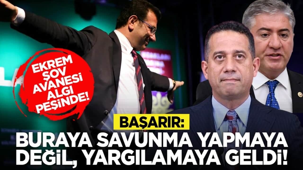 Ekrem şov, avanesi algı peşinde! Başarır: ‘Buraya savunma yapmaya değil, yargılamaya geldi!’