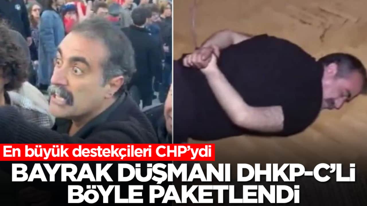 En büyük destekçileri CHP’ydi: Bayrak düşmanı DHKP-C'li böyle paketlendi
