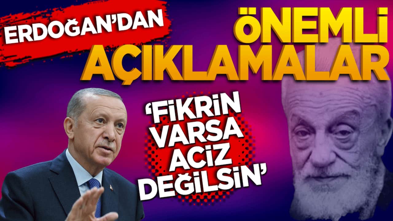 Erdoğan AKM'de 12. Necip Fazıl Ödülleri töreninde konuştu