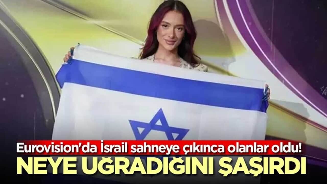 Eurovision'da İsrail sahneye çıkınca olanlar oldu! Neye uğradığını şaşırdı
