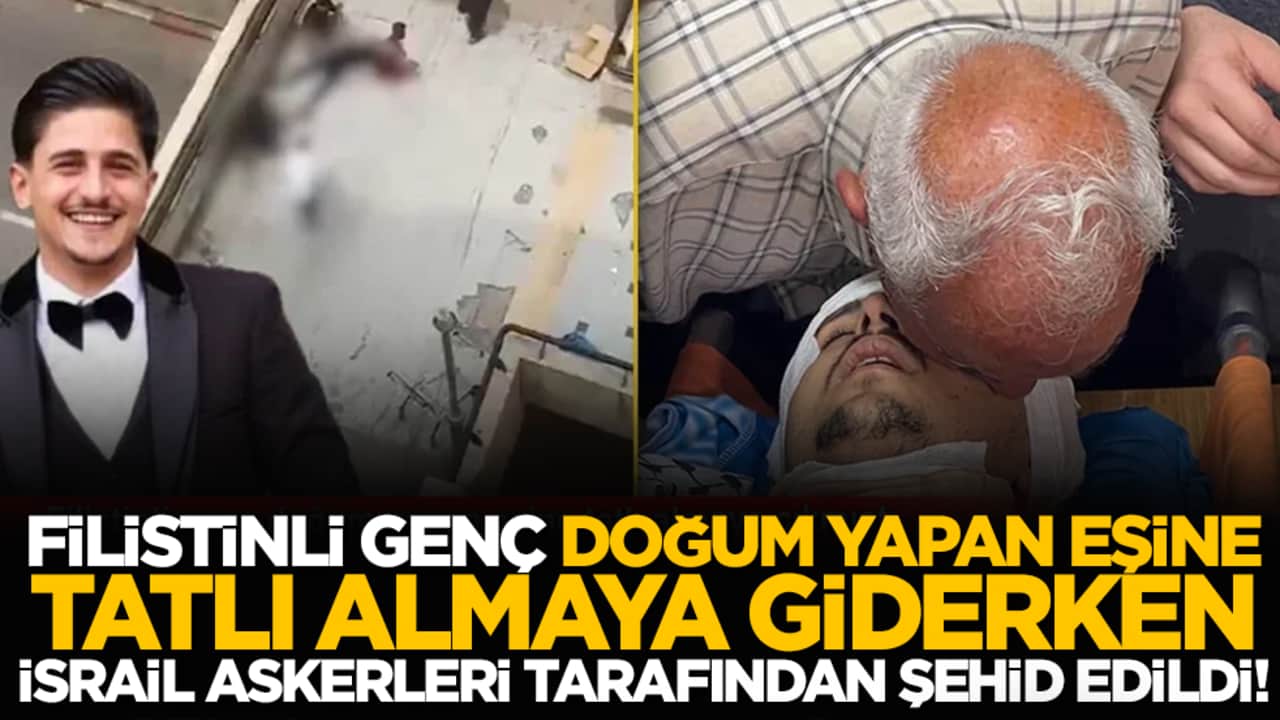 Filistinli genç doğum yapan eşine tatlı almaya giderken İsrail askerleri tarafından şehid edildi!