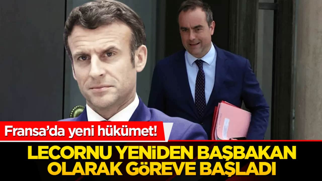 Fransa’da yeni hükümet! Lecornu yeniden başbakan olarak göreve başladı