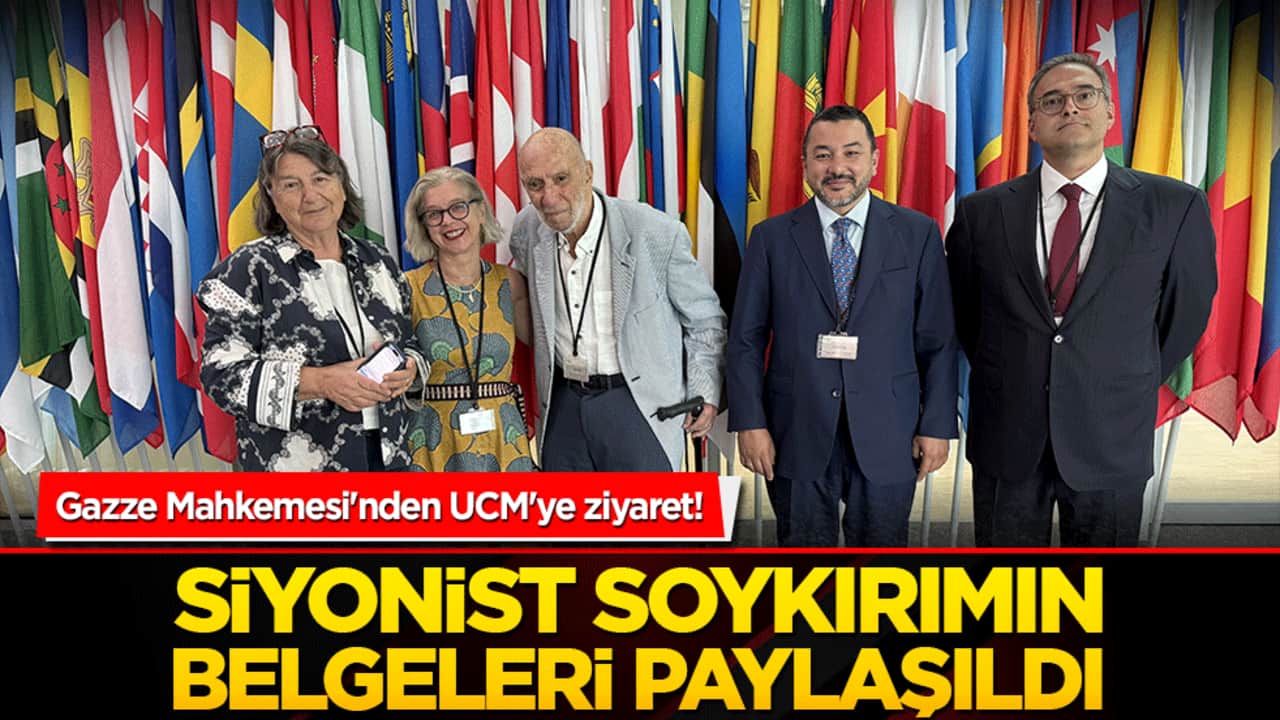 Gazze Mahkemesi'nden UCM'ye ziyaret! Siyonist soykırımın belgeleri paylaşıldı