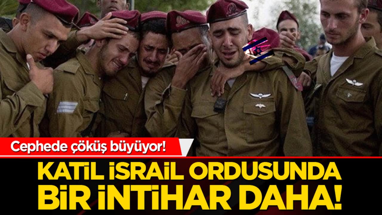 Gazze saldırıları sürerken İsrail ordusunda bir intihar daha!