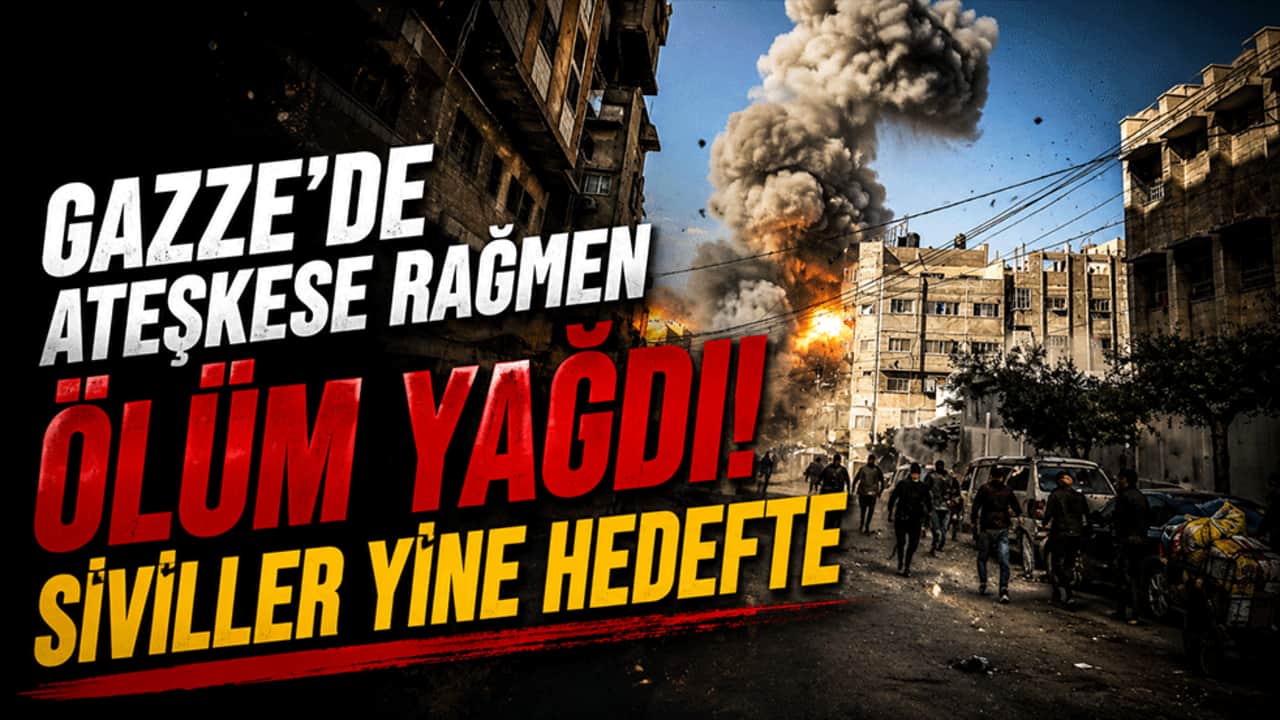 Gazze'de ateşkese rağmen ölüm yağdı! Siviller yine hedefte