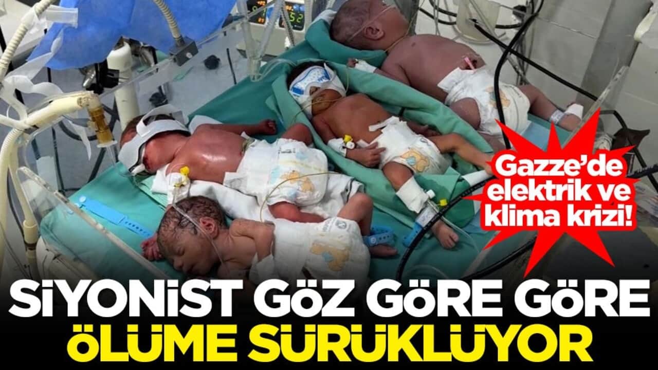 Gazze’de elektrik ve klima krizi! Siyonist göz göre göre ölüme sürüklüyor