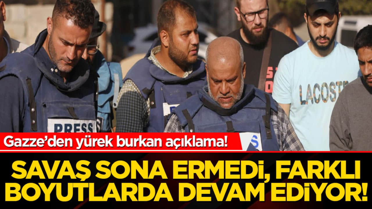 Gazze’den yürek burkan açıklama! Savaş sona ermedi, farklı boyutlarda devam ediyor!