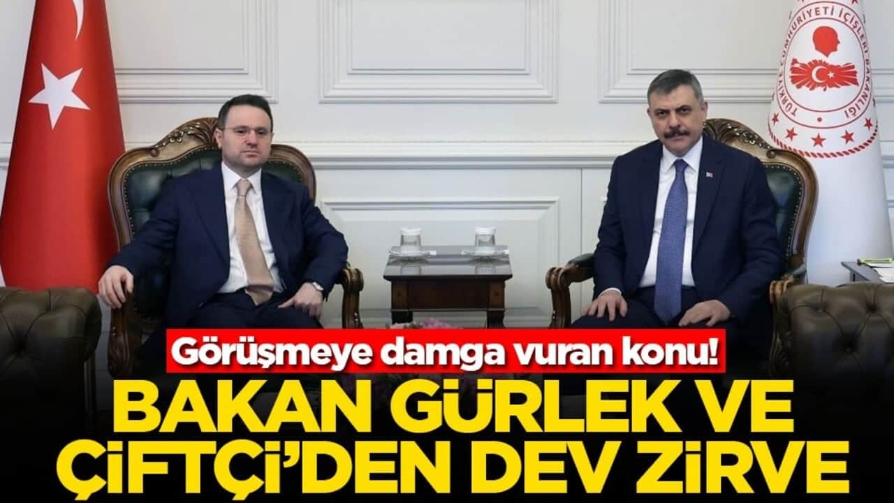 Görüşmeye damga vuran konu! Bakan Gürlek ve Çiftçi'den dev zirve