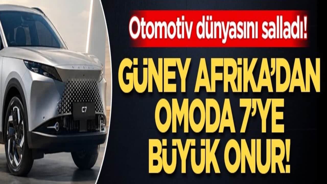 Güney Afrika’dan OMODA 7’ye büyük onur! Otomotiv dünyasını salladı