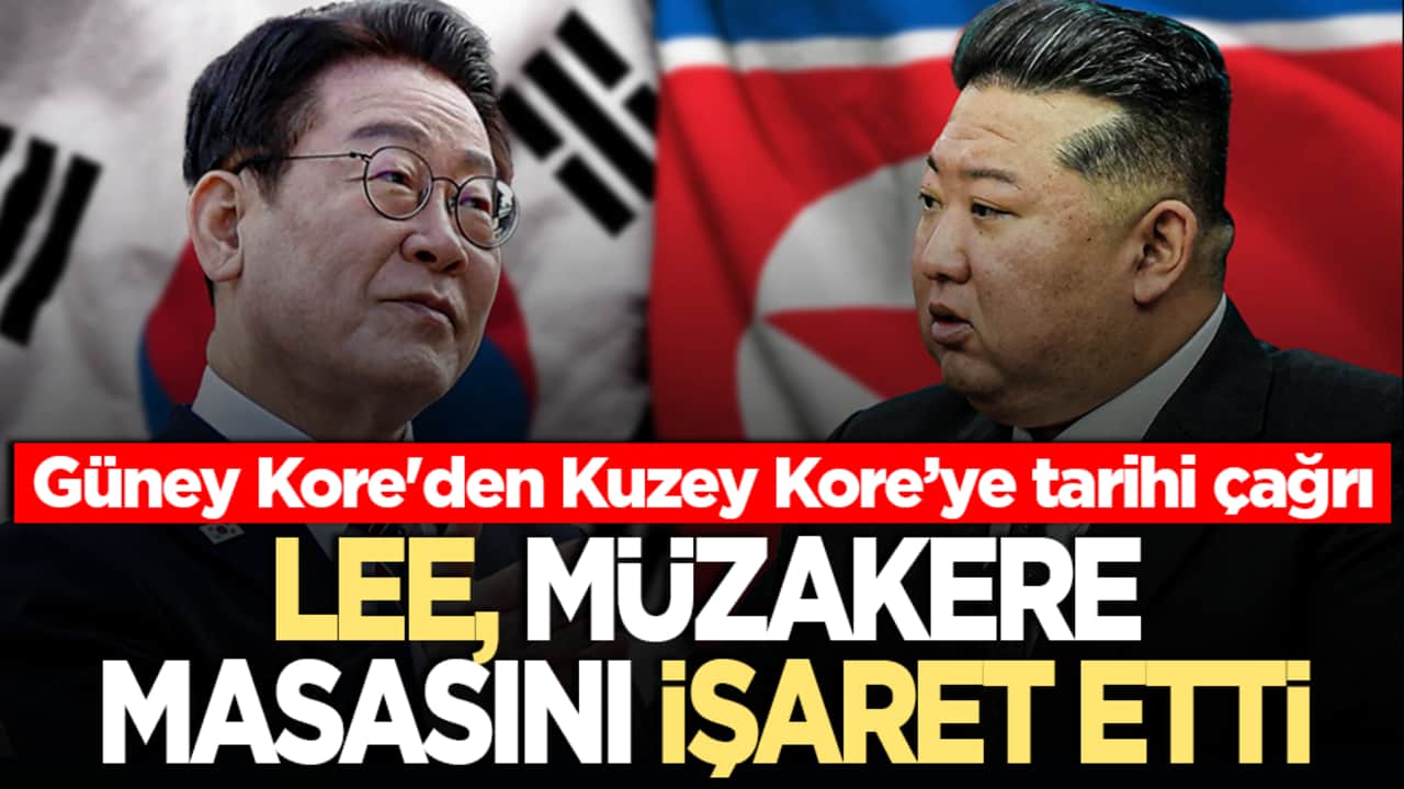 Güney Kore lideri Lee’den Kuzey Kore’ye tarihi çağrı: 'Savaşı sona erdirmek için masaya oturalım'