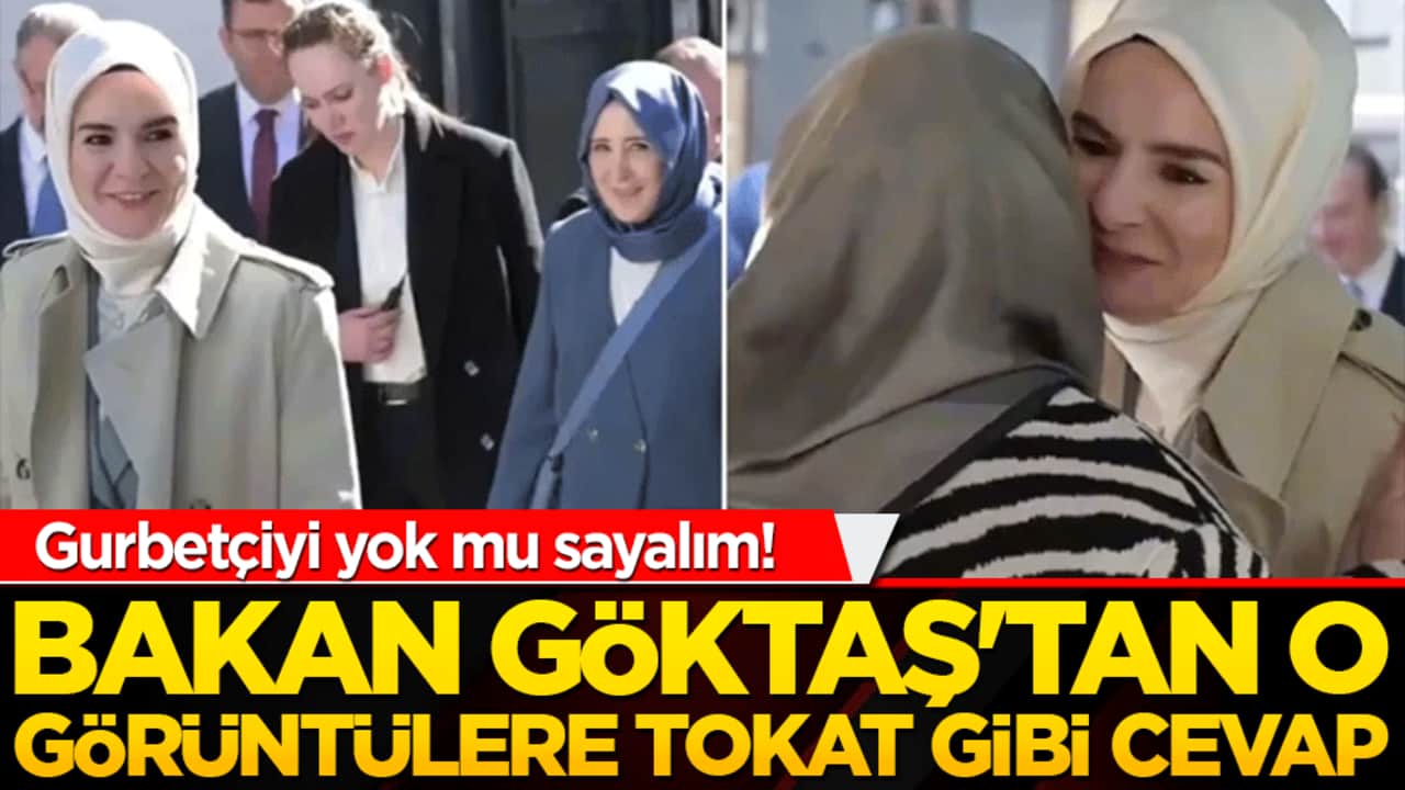 Gurbetçiyi yok mu sayalım! Bakan Göktaş'tan o görüntülere tokat gibi cevap!