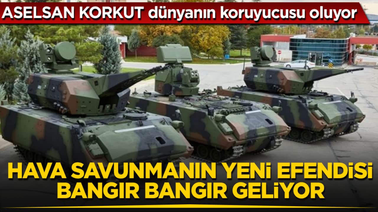 Hava savunmanın yeni efendisi bangır bangır geliyor! ASELSAN KORKUT dünyanın koruyucusu oluyor